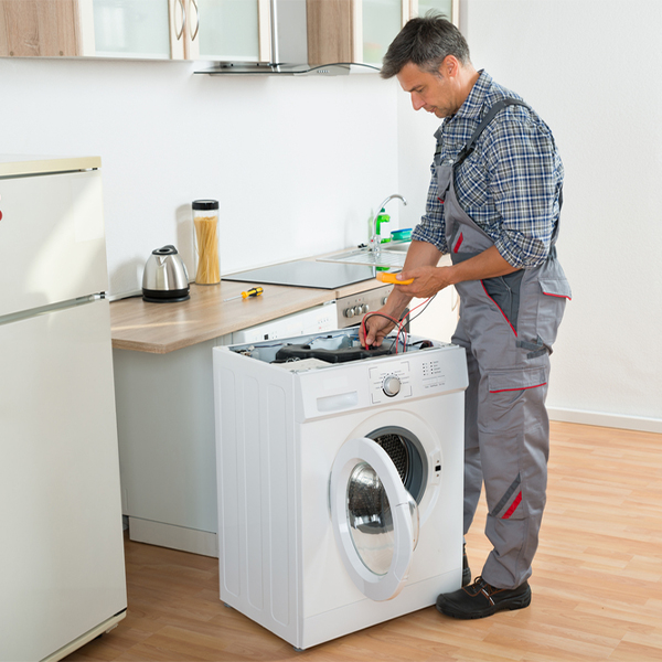 can you walk me through the steps of troubleshooting my washer issue in Pearsonville CA